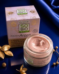 So’Bio - Roze argan crème (voor de rijpere huid)